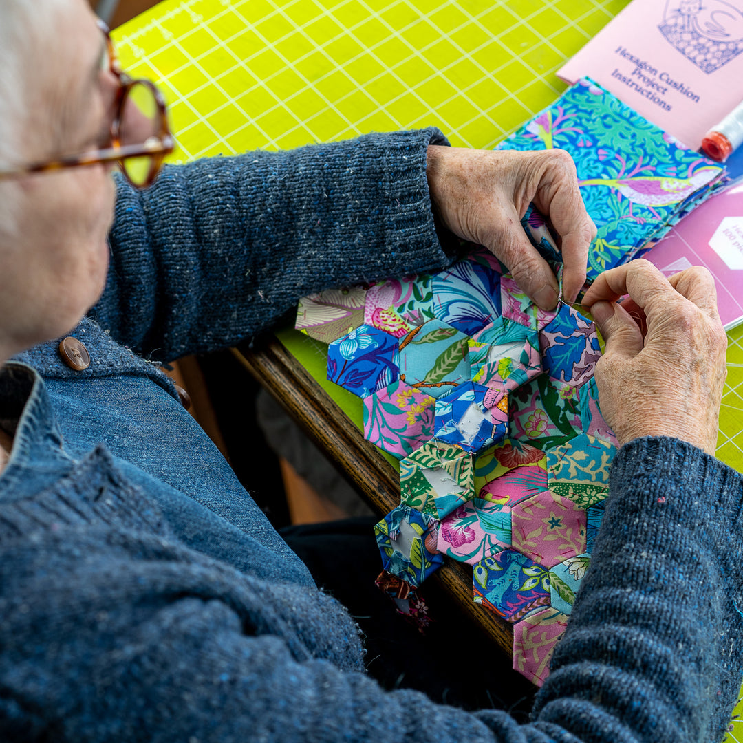 Kaffe Fassett x William Morris & Co Hexagon Cushion Kit