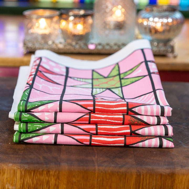 Wonky Star Tea Towel