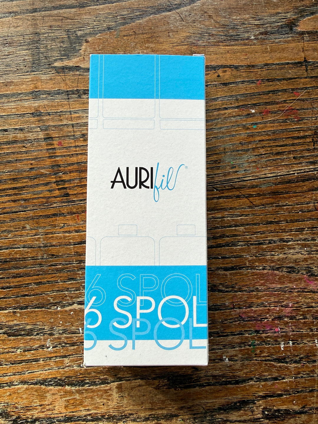 Pack of SIX large Aurifil Threads