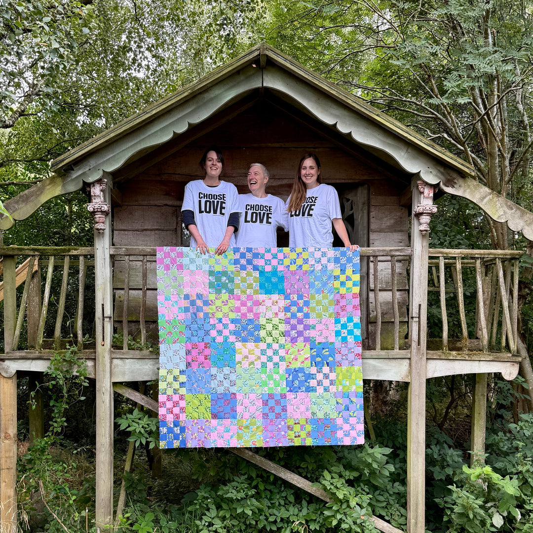 St Louis 16 Patch Quilt in Aid of Choose Love