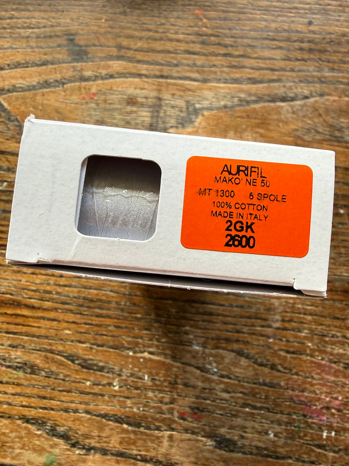 Pack of SIX large Aurifil Threads