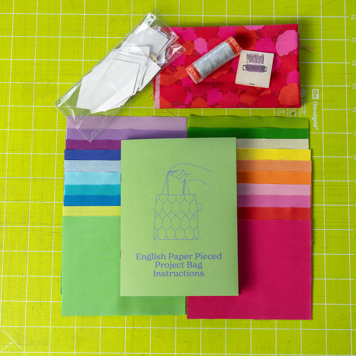 English Paper Pieced Project Bag Kit